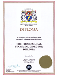 IPFM Professional Financial Director Квалификация Профессиональный Финансовый Директор